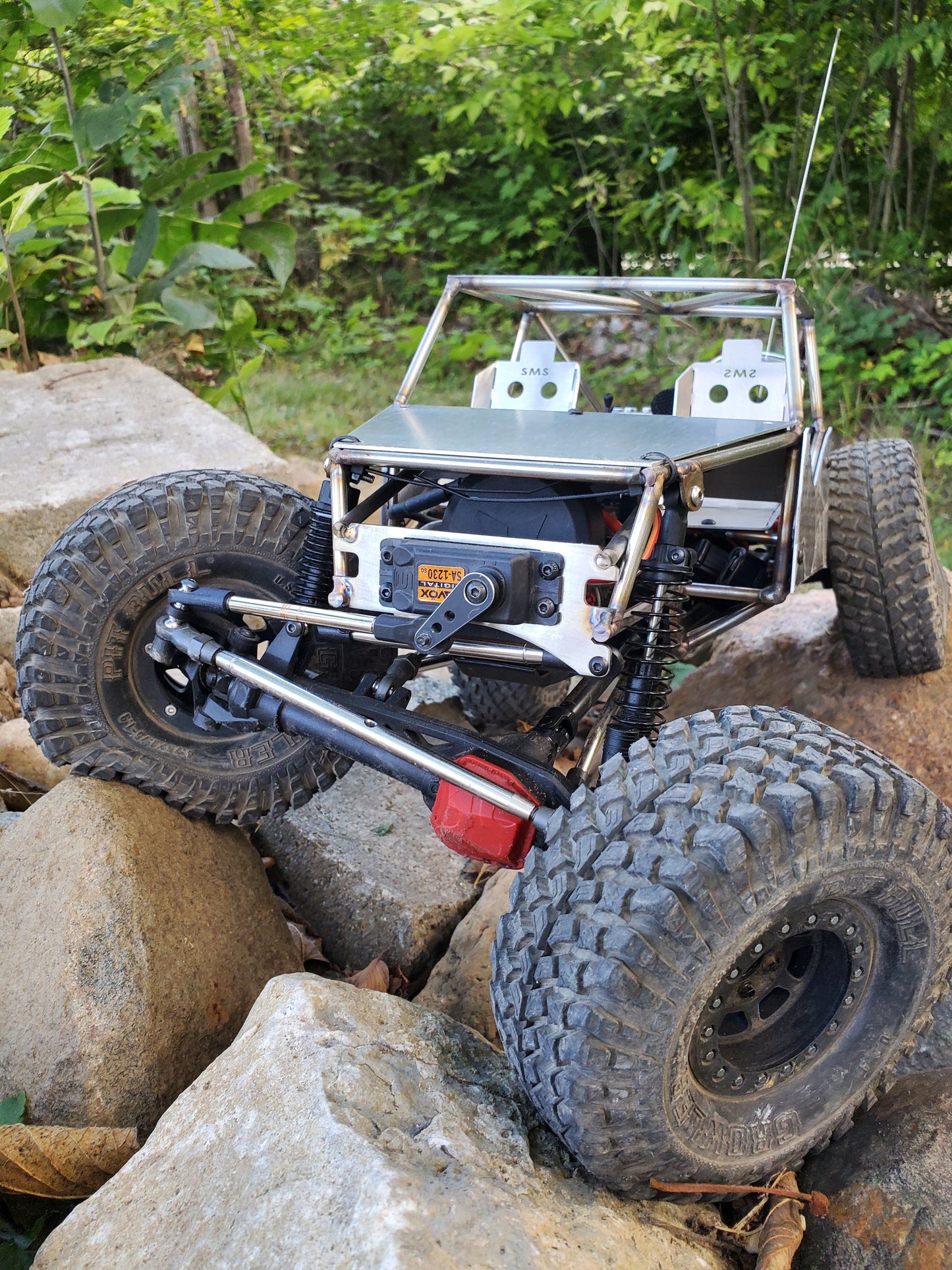 Steering Servo Plate with Panhard Mount