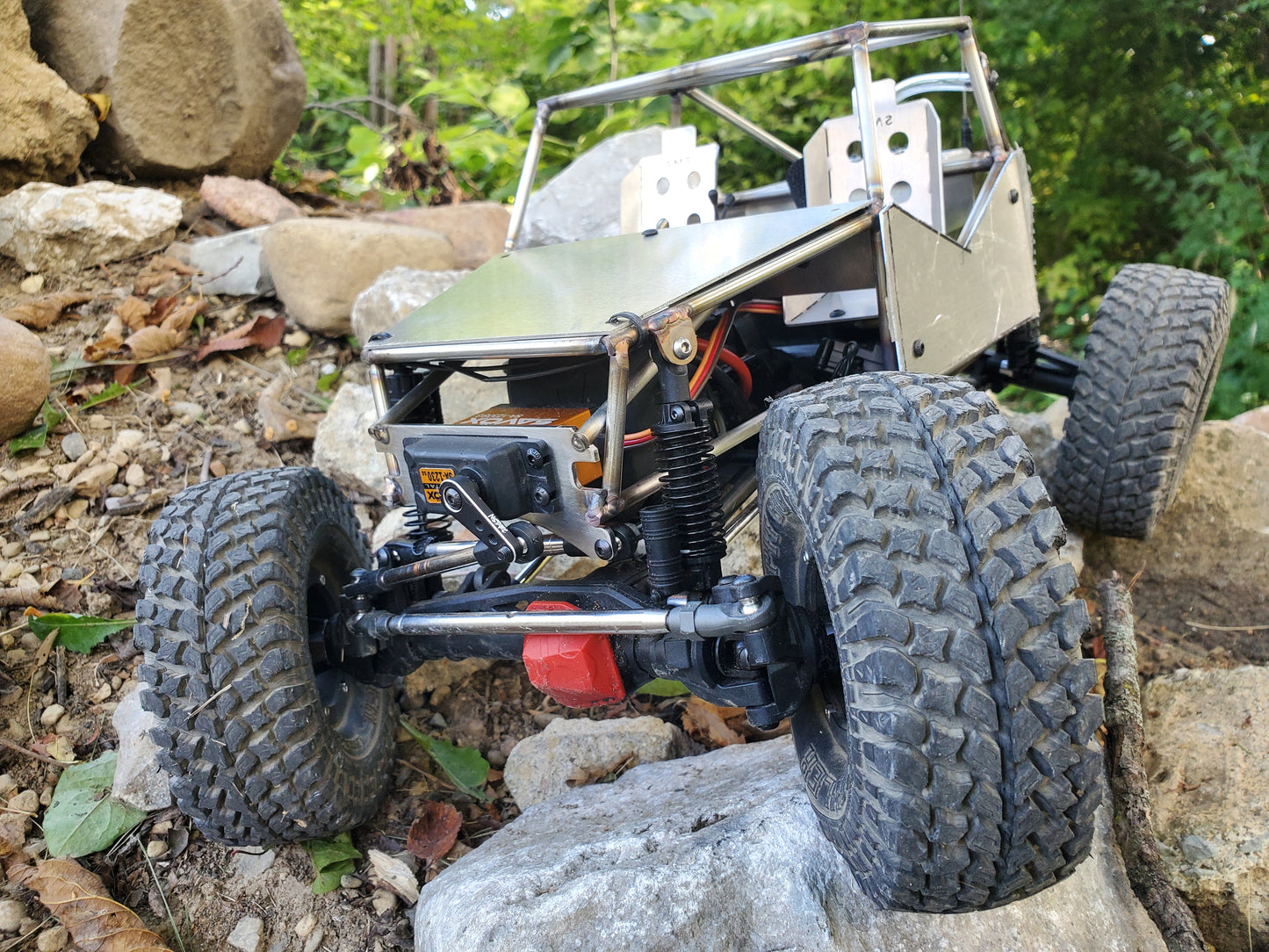 Steering Servo Plate with Panhard Mount