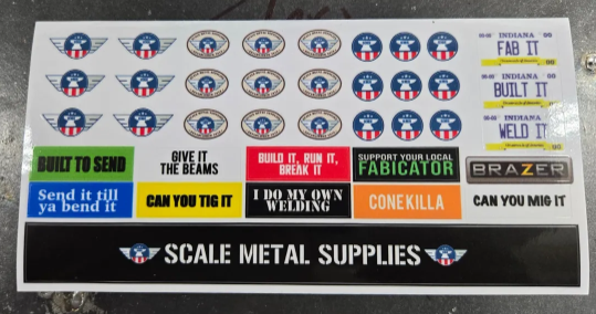 Scale Decal Sheet #9