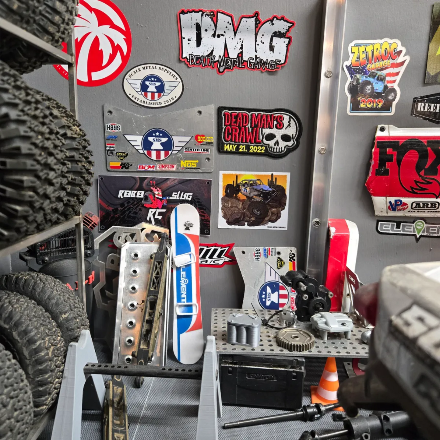 SMS Scale Shop Sign Decal